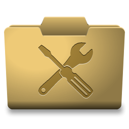 Yellow Utilities Icon 256x256 png